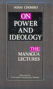 Cover of: On power and ideology: the Managua lectures