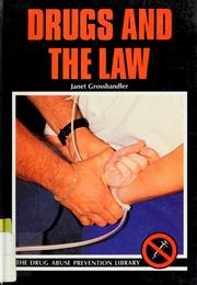 Cover of: Drugs and the law