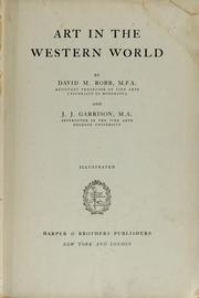 Art in the western world by David M. Robb