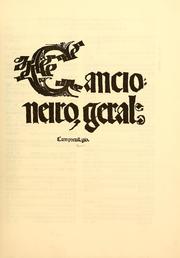 Cover of: Cancioneiro geral: Cum preuilegio