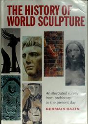 Cover of: The history of world sculpture