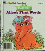 Cover of: Alice's First Words