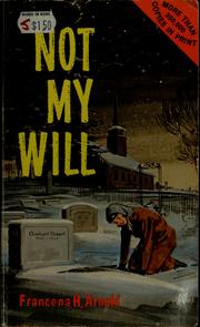 Cover of: Not my will