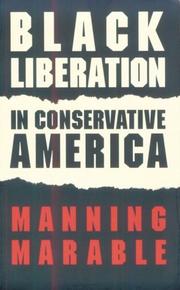 Cover of: Black liberation in conservative America by Manning Marable