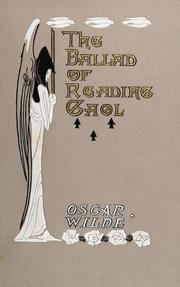 Cover of: The Ballad of Reading Gaol by By Oscar Wilde. Drawings by Latimer J. Wilson