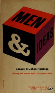Cover of: Men and ideas