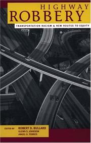 Highway robbery : transportation racism & new routes to equity