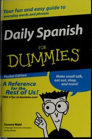 Cover of: Daily Spanish for dummies