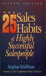 Cover of: The 25 sales habits of highly successful salespeople