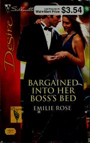 Cover of: Bargained Into Her Boss's Bed: Silhouette Desire - 1934, The Hudsons of Beverly Hills