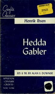 Cover of: Hedda Gabler. by Henrik Ibsen
