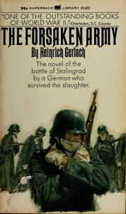 Cover of: The forsaken army by Heinrich Gerlach