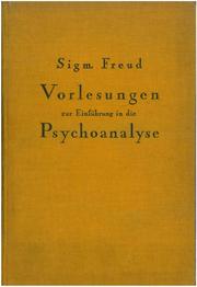 Cover of: Vorlesungen zur Einführung in die Psychoanalyse