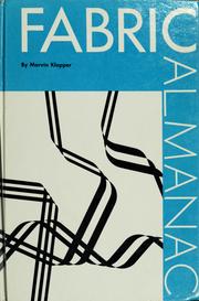 Cover of: Fabric almanac