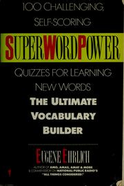 Cover of: SuperWordPower by Eugene H. Ehrlich