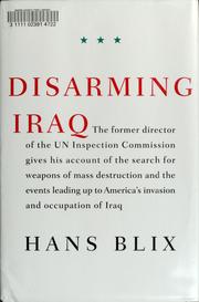 Cover of: Disarming Iraq