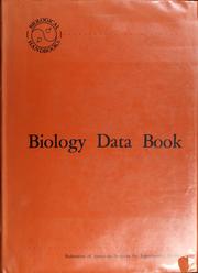 Cover of: Biology data book.