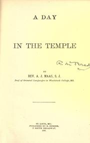 Cover of: A day in the Temple.