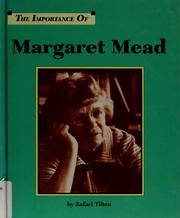 Cover of: Margaret Mead