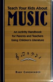 Cover of: Teach Your Kids About Music by Ruby Chroninger
