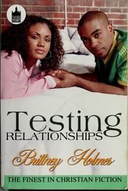 Cover of: Testing relationships