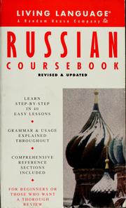 Cover of: Russian coursebook by Nadezhda L. Peterson