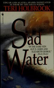 Cover of: Sad water