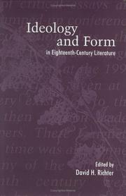 Cover of: Ideology and form in eighteenth-century literature