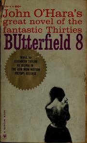 Cover of: BUtterfield 8: a novel