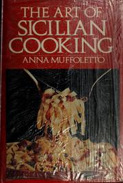 Cover of: The art of Sicilian cooking