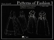 Cover of: Patterns of Fashion 1: 1660-1860 (Patterns of Fashion)