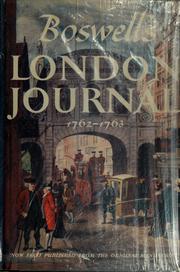 Cover of: London journal, 1762-1763