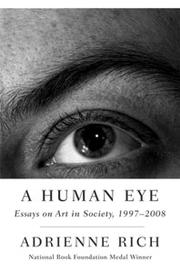 Cover of: A Human Eye by Adrienne Rich
