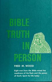 Cover of: Bible truth in person.
