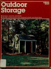 Cover of: Outdoor storage