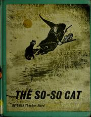 Cover of: The So-so Cat.