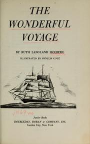 Cover of: The wonderful voyage