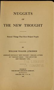 Cover of: Nuggets of the New thought: several things that have helped people