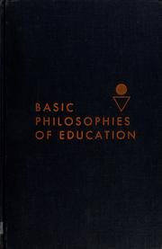 Basic philosophies of education by Christian Oliver Weber