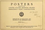 Cover of: Official posters issued by the United States Shipping Board Emergency Fleet Corporation