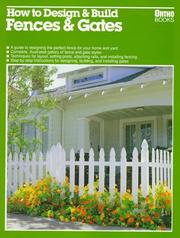 Cover of: How to Design & Build Fences & Gates