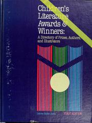 Cover of: Children's literature awards and winners by Dolores Blythe Jones