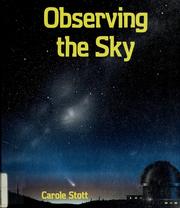 Cover of: Observing the sky
