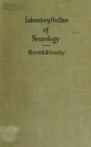 Cover of: A laboratory outline of neurology