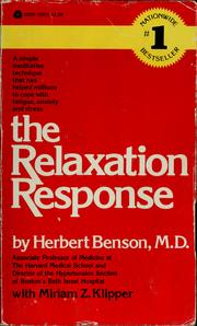 Cover of: The relaxation response