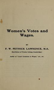 Cover of: Women's votes and wages