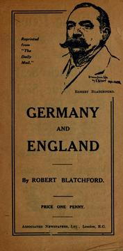 Cover of: Germany and England