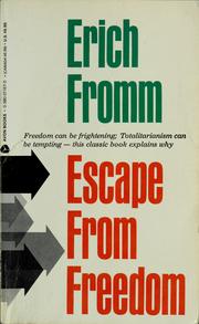 Cover of: Escape from Freedom