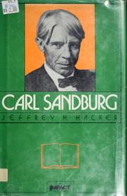 Cover of: Carl Sandburg