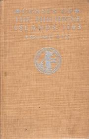 Cover of: Census of the Philippine Islands: taken under the direction of the Philippine Commission in the year 1903, in four volumes ...